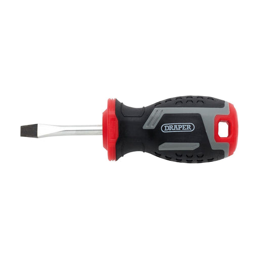 Draper Slotted Soft Grip Screwdriver, SL5.5 x 38mm Draper - Town Tools