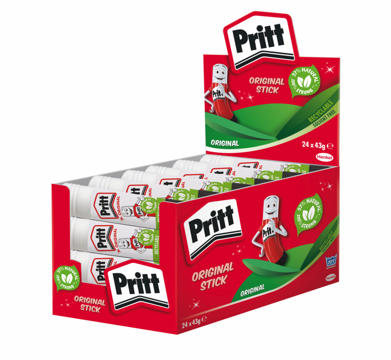 Pritt Original Stick 43g Display Box of 24