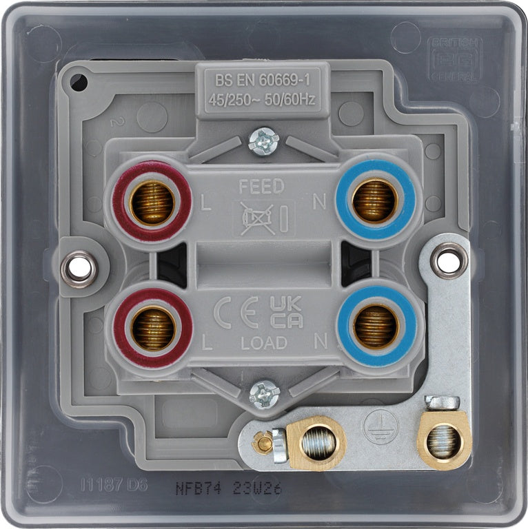 BG Square Cooker Control Unit 45a Matt Black