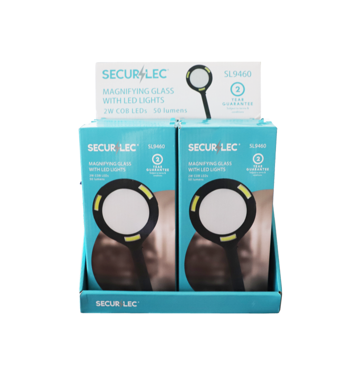 Securlec Magnifying Glass With LED Lights 115mm