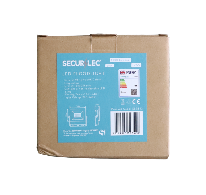 Securlec LED Floodlight 4000k 20w