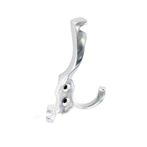 Securit Chrome Triple Coat Hook 125mm