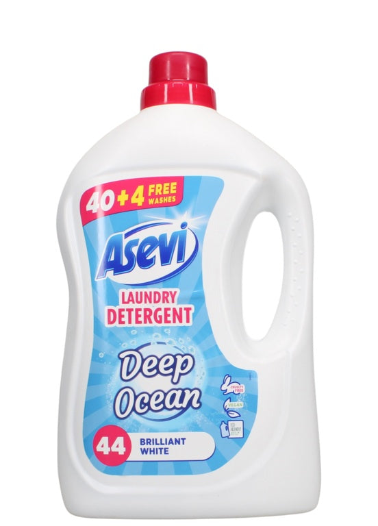 Asevi Laundry Detergent 40 Plus 4 Free Wash Deep Ocean