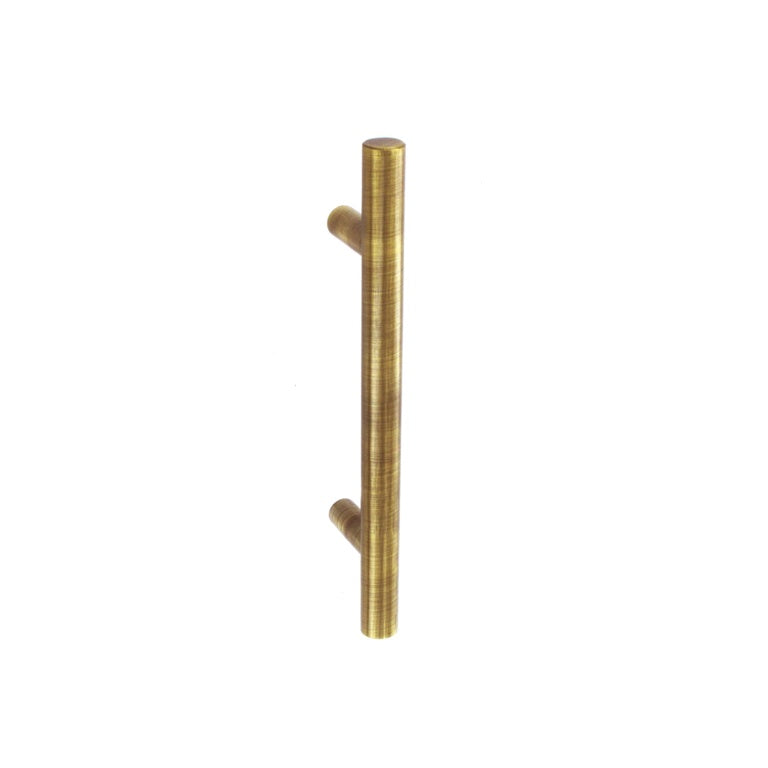 Securit Plain Bar Handle Antique Brass 96mm