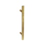 Securit Plain Bar Handle Antique Brass 128mm