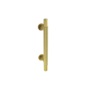 Smiths Architectural Cross Knurled Handle 96mm Satin Brass