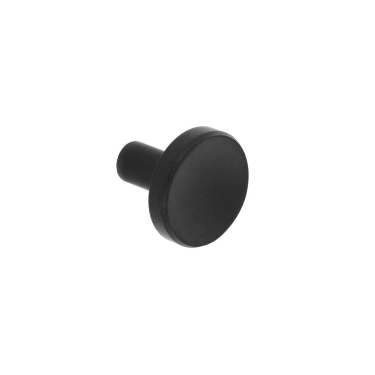 Smiths Architectural Solid Brass Disc Knob 32mm Matt Black