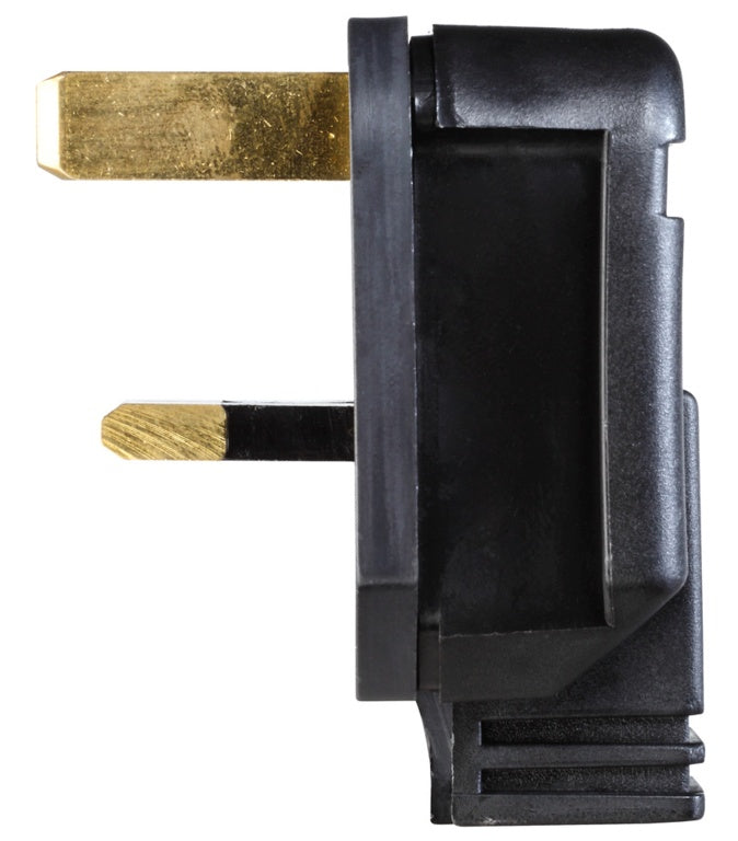 Masterplug Heavy Duty Plug 13 Amp Black