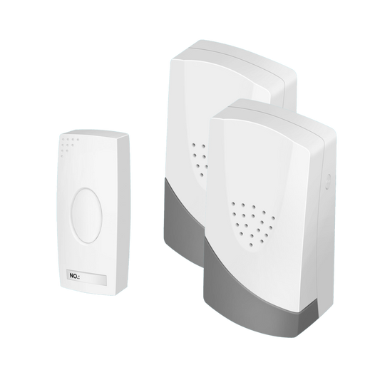 Securlec Plug-In Wireless Doorbell & 2 Chimes 100m
