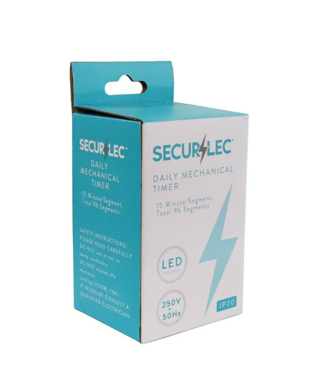 Securlec Mechanical Plug In Timer IP20 Daily