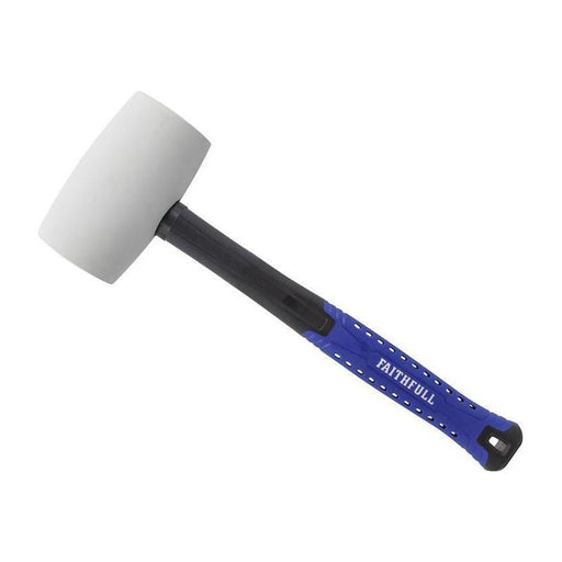 Faithfull White Fibreglass Mallet 32oz Faithfull - RockBottom Northampton