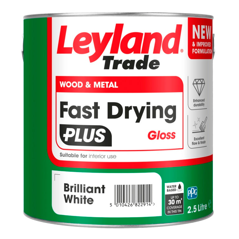 Leyland Trade Fast Drying Plus Gloss 2.5L BW