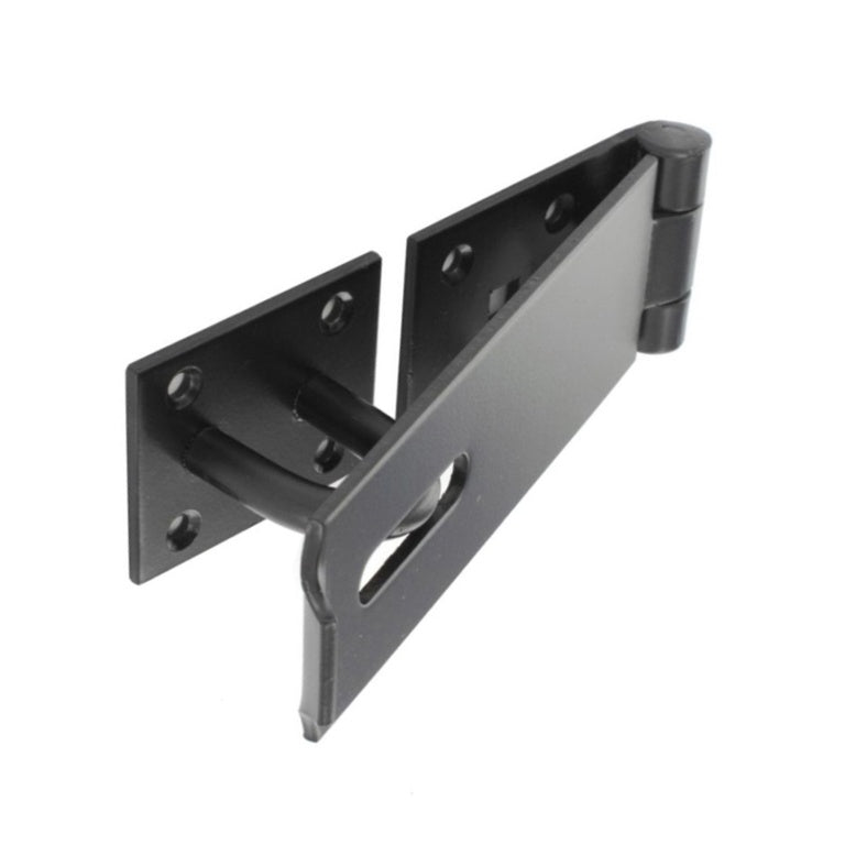 Securit HD Safety Hasp & Staple Black 190mm