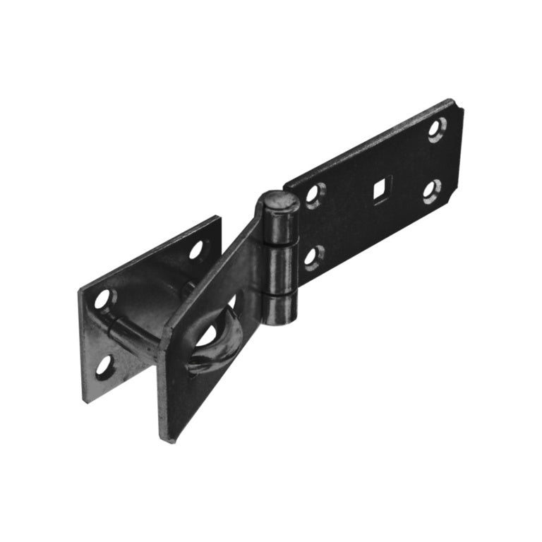 Securit Hasp & Staple HD Black 185mm