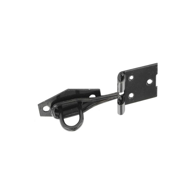 Securit Wire Hasp & Staple Black 100mm