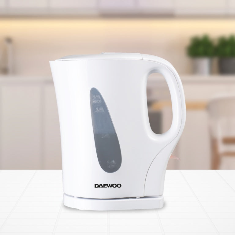 Daewoo Plastic Kettle 1.7L White