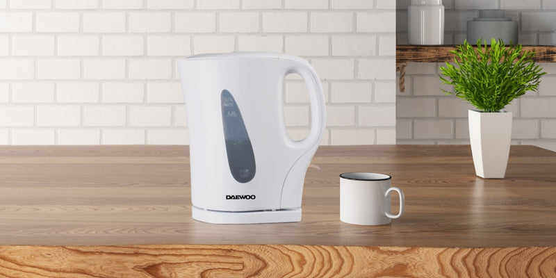 Daewoo Plastic Kettle 1.7L White