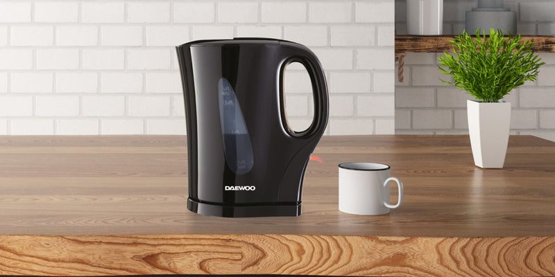 Daewoo Plastic Kettle 1.7L Black