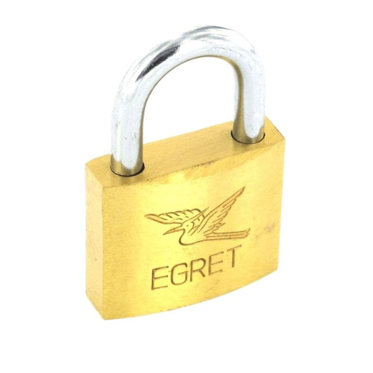 Securit Egret Brass Padlock Cylinder Action 40mm