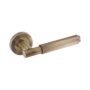 Smiths Architectural Linear Lever On Rose Antique Brass