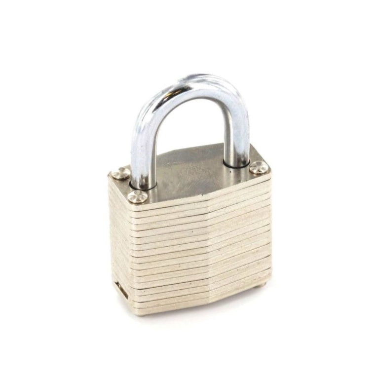 Securit Laminated Padlock Brass Cylinder 64mm