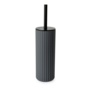 Blue Canyon Berkeley Toilet Brush Grey With Bamboo Lid