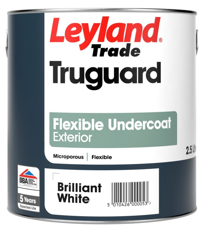 Leyland Trade Flexible Undercoat Exterior 2.5L Brilliant White