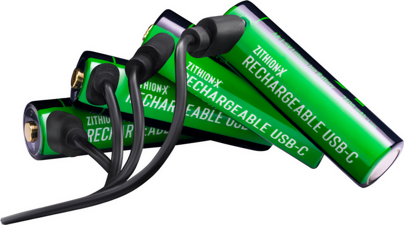Coast ZX Direct USB-C Rechargeable Batteries 4 x AA