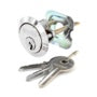 Securit Chrome Plated Spare Cylinder with 3 Keys Universal