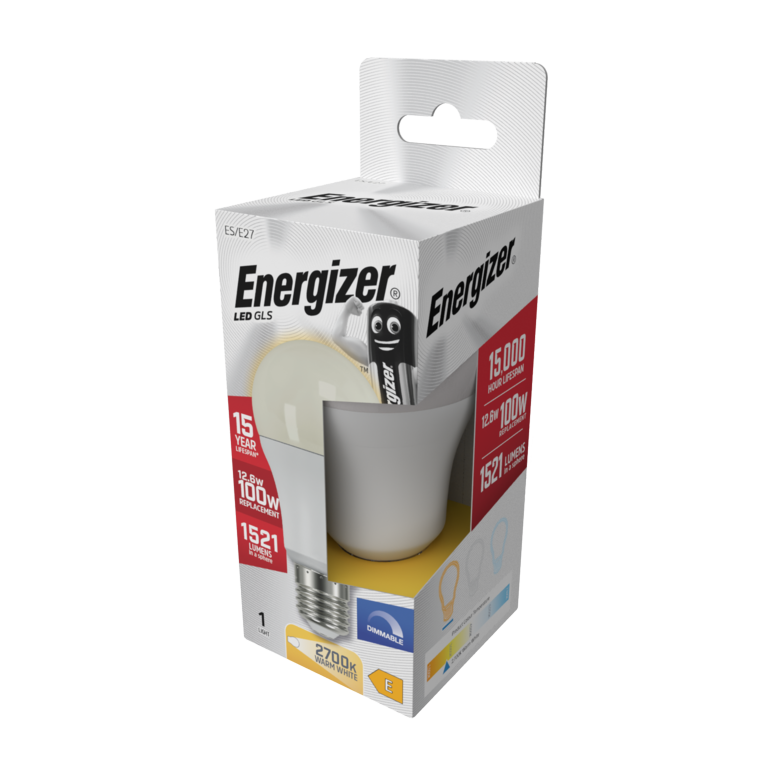 Energizer LED GLS E27 Dimmable 12.6w 1521lm