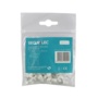 Securlec Cable Clip Round White 6mm 50 Pieces