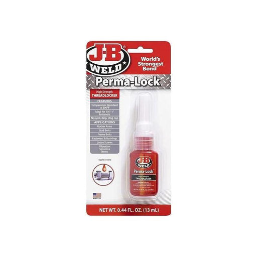 J-B Weld Perma-lock Red High High Strength Threadlocker 13ml J-B Weld - RockBottom Northampton