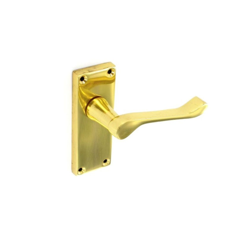Securit Victorian Scroll Latch Handles (Pair) 105mm