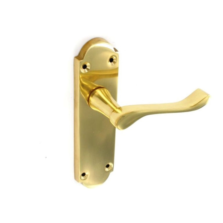 Securit Victorian Regency Latch Handles (Pair) 165mm