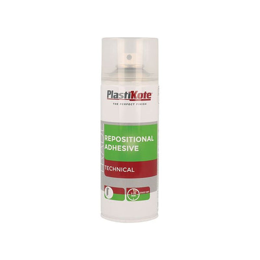 Plastikote Trade Repositional Spray Adhesive 400ml PlastiKote - RockBottom Nothampton