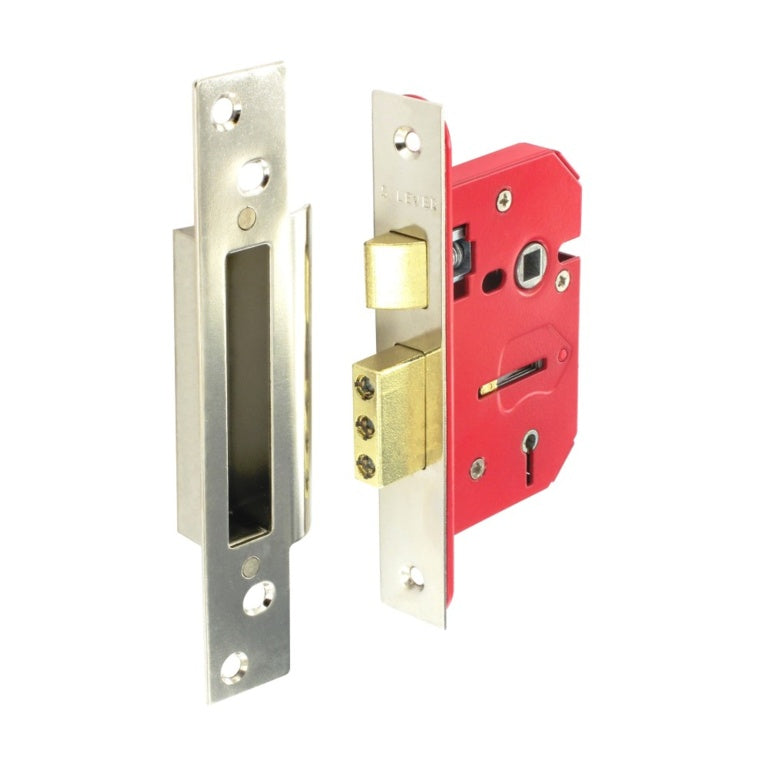 Securit 5 Lever Sashlock Stainless Steel 63mm