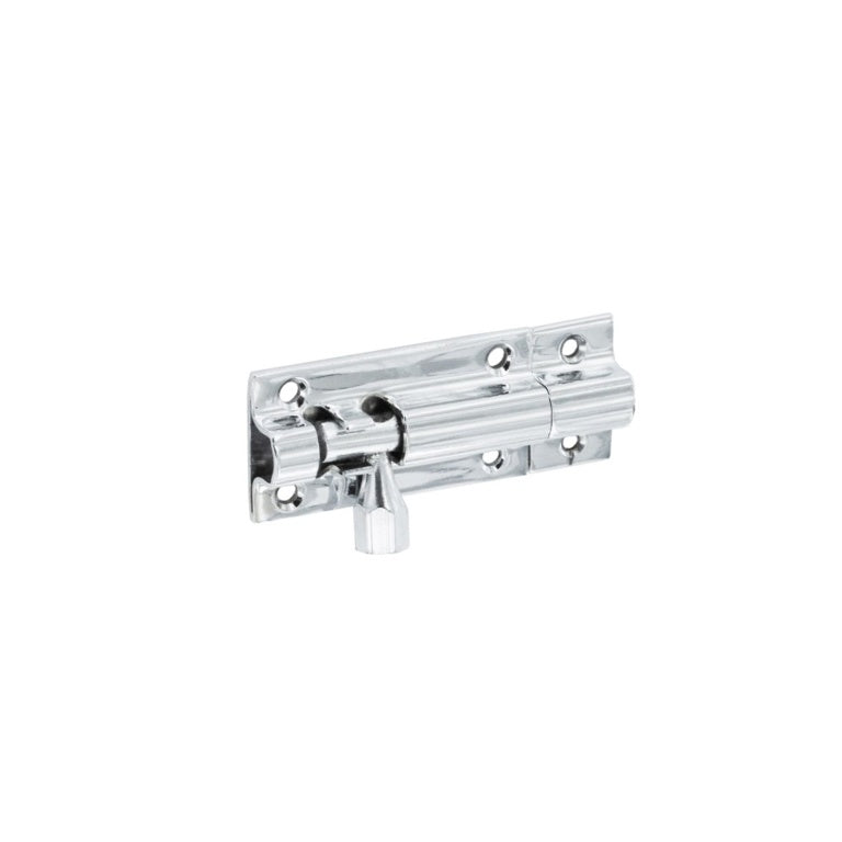 Securit Chrome Door Bolt 1" Wide 150mm