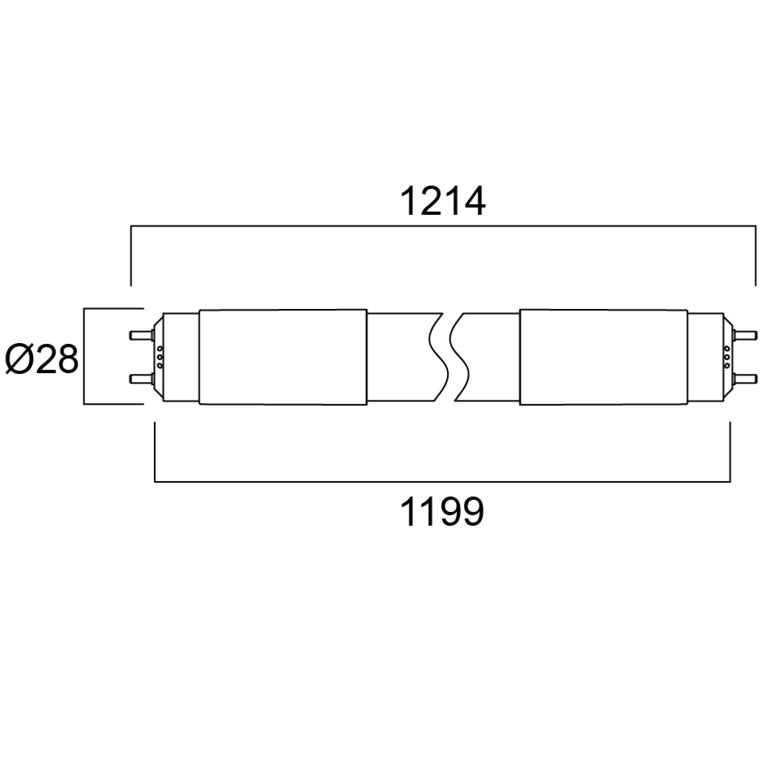 Sylvania T8 LED Tube V3 2400lm 4ft 840 16w