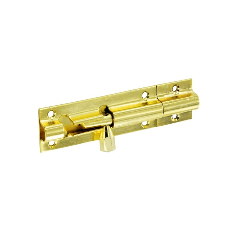 Securit Brass Door Bolt 1" Wide 75mm