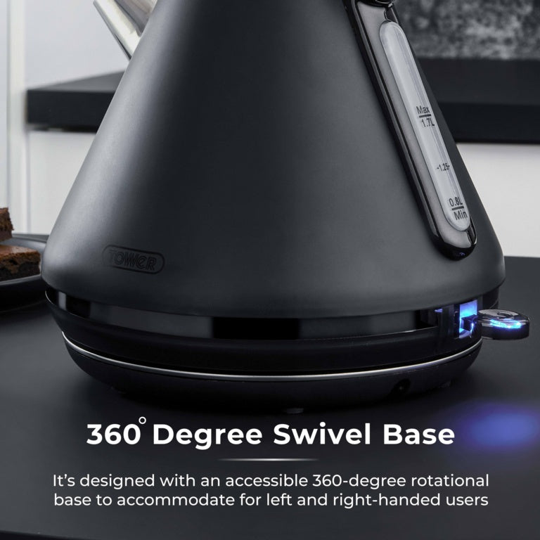Tower Sera Black Kettle 3kw 1.7L