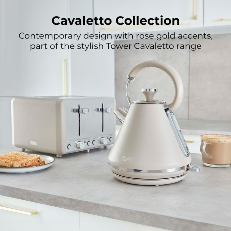 Tower Cavaletto Pyramid Kettle Mushroom 1.7L