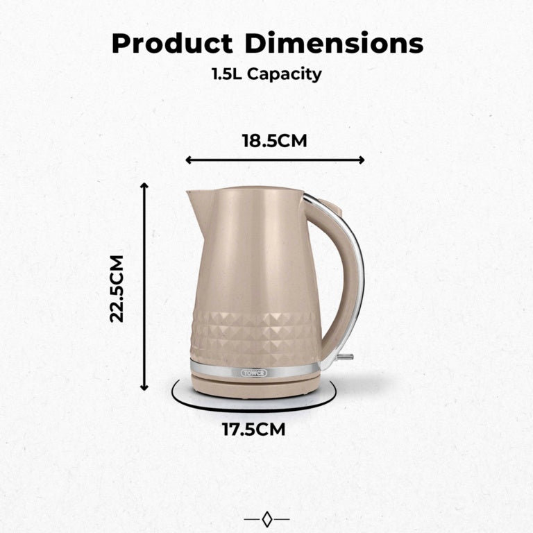 Tower Solataire Latte Kettle 3kw 1.5L