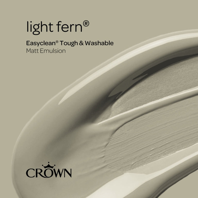 Crown Easyclean Matt Emulsion 2.5L Light Fern