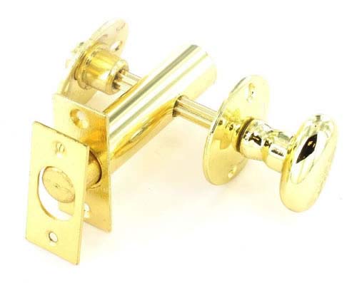 Securit Thumbturn Security Bolt & Release Brass (1 Set) 60mm - Pack of 5