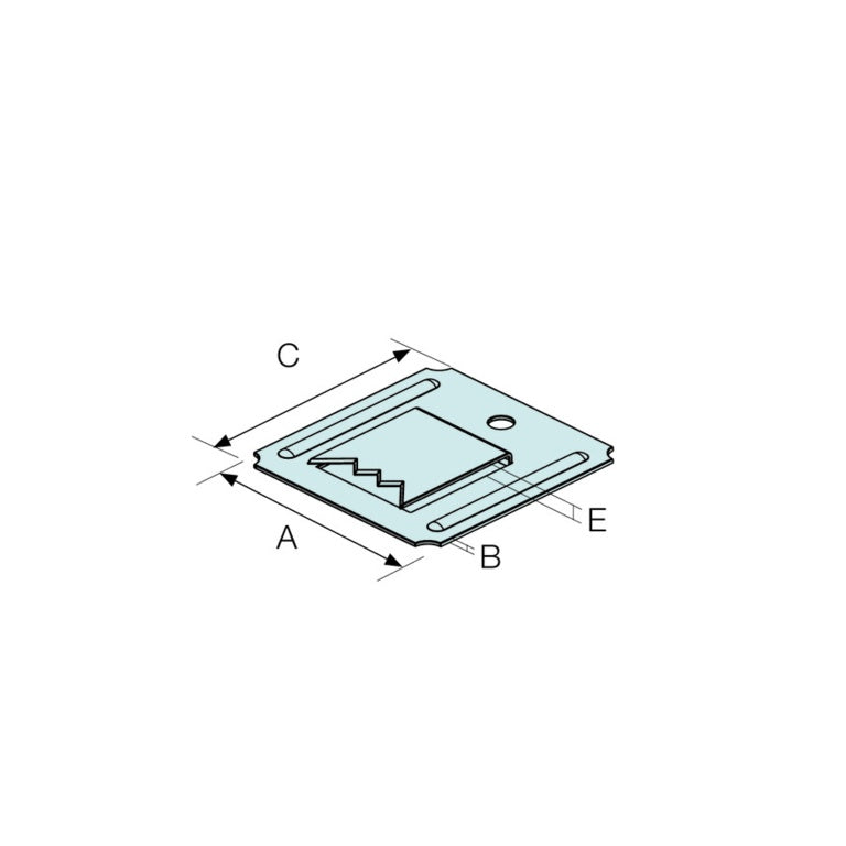 Simpson Strong Tie Cladding Clip 2mm Pack 100