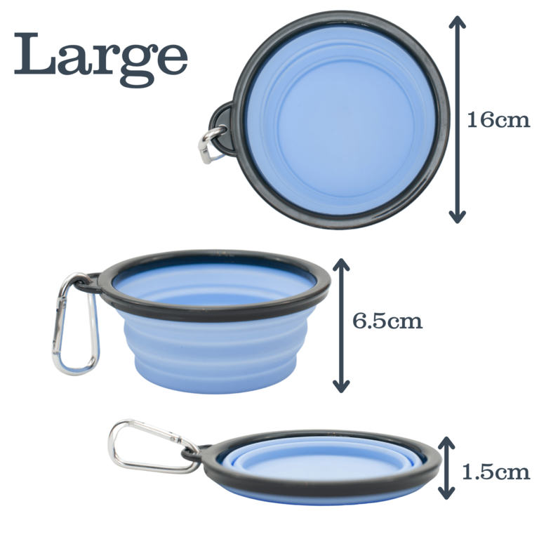 Henry Wag Travel Dog Bowl 750ml