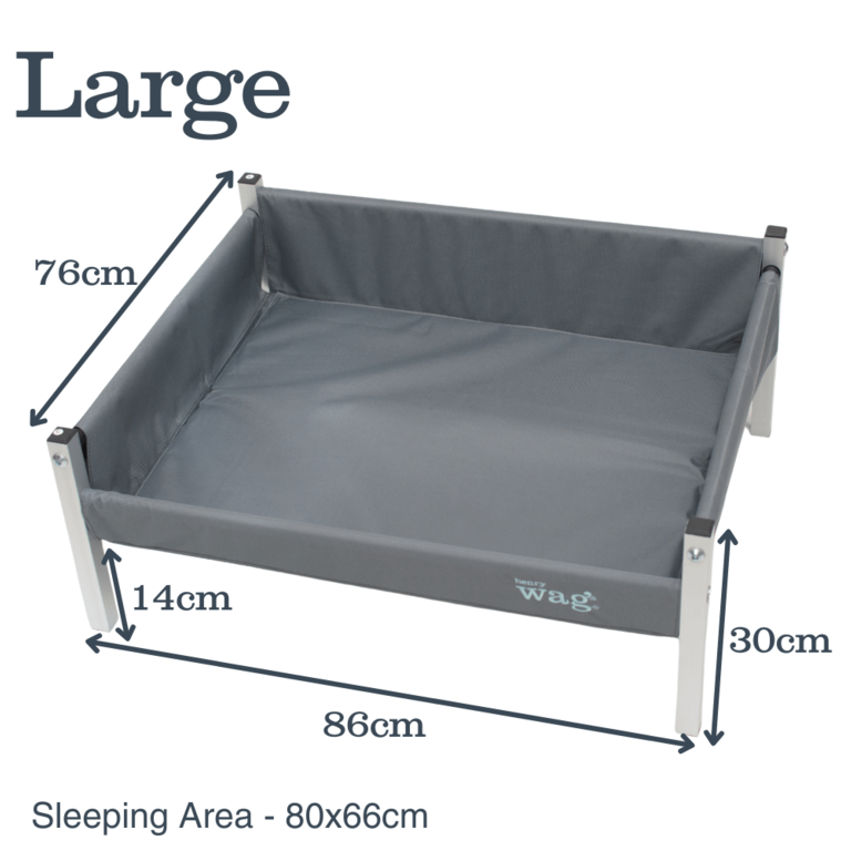 Henry Wag Elevated Dog Bed Large