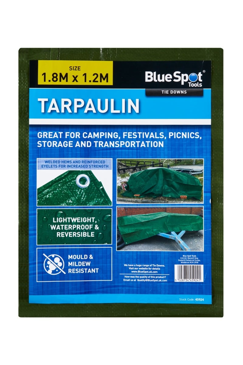 Blue Spot Tools Green Tarpaulin