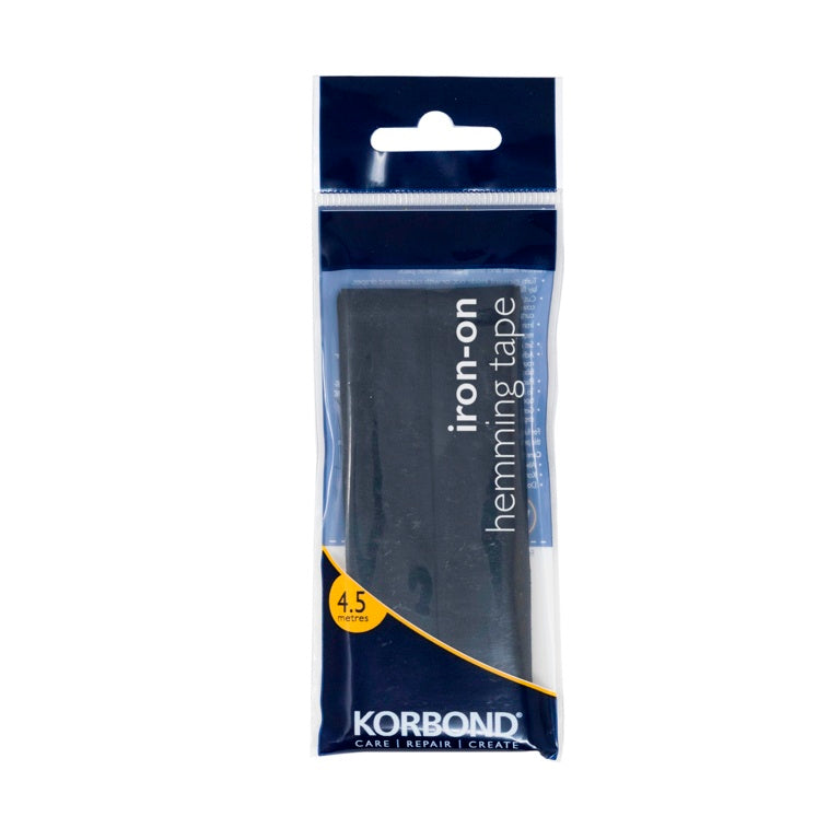 Korbond Hemming Tape Black 4.5m
