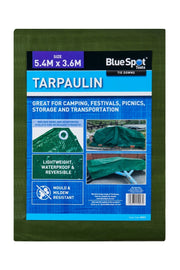 Blue Spot Tools Green Tarpaulin